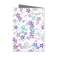 Christmasstars-003 Mini Greeting Cards (pkg Of 8)