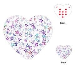 Christmasstars-003 Playing Cards Single Design (heart)