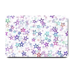 Christmasstars-003 Small Doormat by nateshop