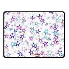 Christmasstars-003 Fleece Blanket (small) by nateshop