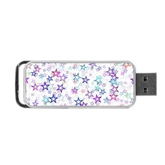 Christmasstars-003 Portable Usb Flash (two Sides) by nateshop