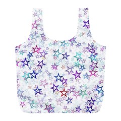 Christmasstars-003 Full Print Recycle Bag (l) by nateshop