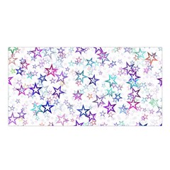 Christmasstars-003 Satin Shawl 45  X 80  by nateshop