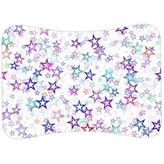 Christmasstars-003 Velour Seat Head Rest Cushion by nateshop