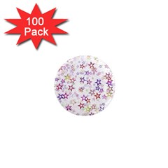 Christmasstars-004 1  Mini Magnets (100 Pack)  by nateshop