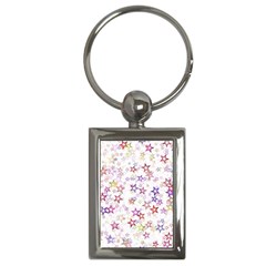 Christmasstars-004 Key Chain (rectangle) by nateshop