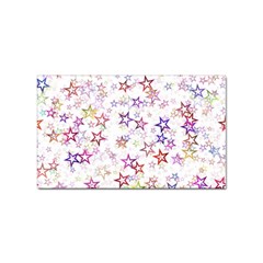 Christmasstars-004 Sticker (rectangular) by nateshop