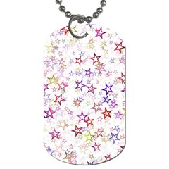 Christmasstars-004 Dog Tag (one Side) by nateshop