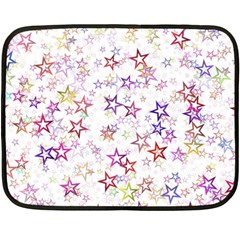 Christmasstars-004 Double Sided Fleece Blanket (mini)  by nateshop