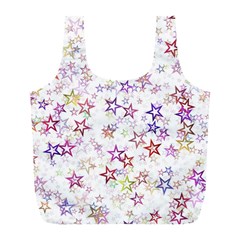 Christmasstars-004 Full Print Recycle Bag (l) by nateshop