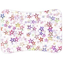 Christmasstars-004 Velour Seat Head Rest Cushion by nateshop