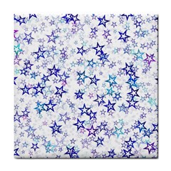 Christmasstars-005 Tile Coaster by nateshop