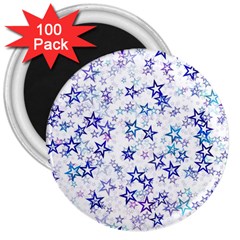 Christmasstars-005 3  Magnets (100 Pack) by nateshop