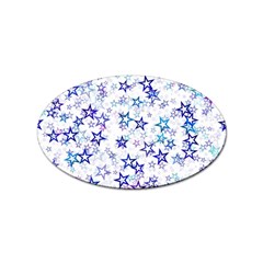 Christmasstars-005 Sticker Oval (10 Pack) by nateshop