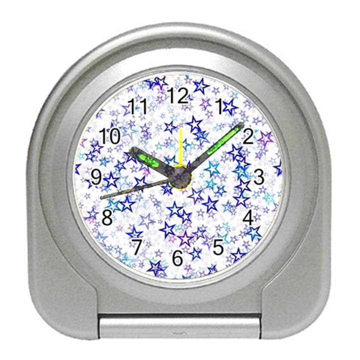 Christmasstars-005 Travel Alarm Clock