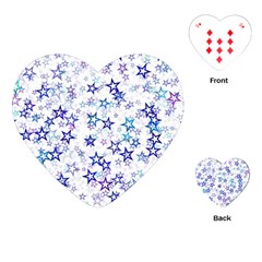 Christmasstars-005 Playing Cards Single Design (heart)