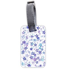 Christmasstars-005 Luggage Tag (two Sides) by nateshop