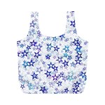 Christmasstars-005 Full Print Recycle Bag (M) Back