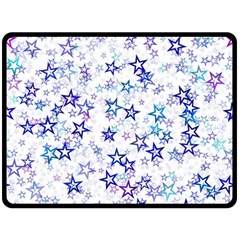 Christmasstars-005 Double Sided Fleece Blanket (large)  by nateshop