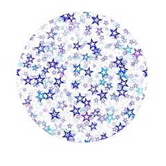 Christmasstars-005 Mini Round Pill Box (pack Of 3) by nateshop