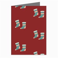 Christmas-stockings Greeting Cards (pkg Of 8) by nateshop