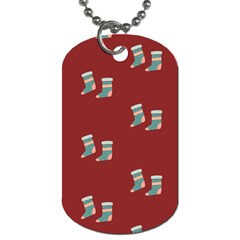 Christmas-stockings Dog Tag (two Sides) by nateshop