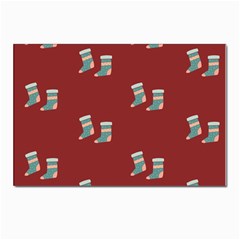 Christmas-stockings Postcard 4 x 6  (pkg Of 10) by nateshop