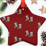 Christmas-stockings Star Ornament (Two Sides) Back