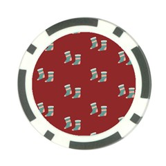 Christmas-stockings Poker Chip Card Guard by nateshop