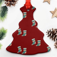 Christmas-stockings Christmas Tree Ornament (two Sides) by nateshop