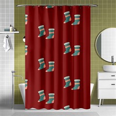 Christmas-stockings Shower Curtain 48  X 72  (small)  by nateshop