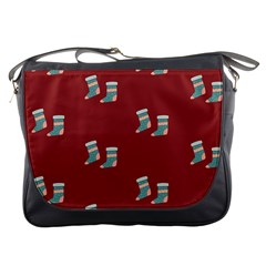 Christmas-stockings Messenger Bag by nateshop