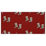 Christmas-stockings Banner and Sign 8  x 4  Front