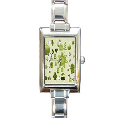 Christmas-stocking-star-bel Rectangle Italian Charm Watch by nateshop