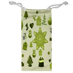 Christmas-stocking-star-bel Jewelry Bag by nateshop