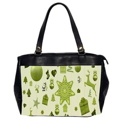 Christmas-stocking-star-bel Oversize Office Handbag (2 Sides) by nateshop