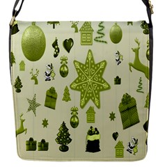 Christmas-stocking-star-bel Flap Closure Messenger Bag (s) by nateshop