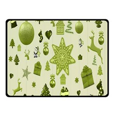 Christmas-stocking-star-bel Double Sided Fleece Blanket (small)  by nateshop