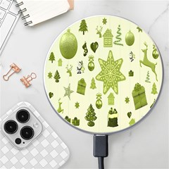 Christmas-stocking-star-bel Wireless Charger by nateshop