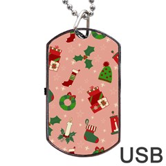 Gifts-christmas-stockings Dog Tag Usb Flash (one Side) by nateshop