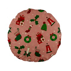 Gifts-christmas-stockings Standard 15  Premium Flano Round Cushions by nateshop