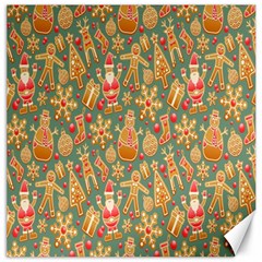 Pattern-santa Canvas 20  X 20  by nateshop