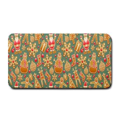 Pattern-santa Medium Bar Mat by nateshop