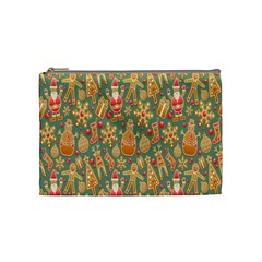 Pattern-santa Cosmetic Bag (medium)