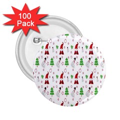 Santa-claus 2 25  Buttons (100 Pack)  by nateshop