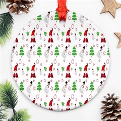 Santa-claus Ornament (round) by nateshop