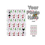 Santa-claus Playing Cards 54 Designs (Mini) Front - Spade4