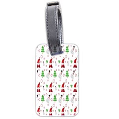 Santa-claus Luggage Tag (two Sides) by nateshop