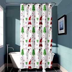 Santa-claus Shower Curtain 36  X 72  (stall)  by nateshop