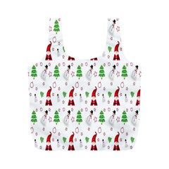 Santa-claus Full Print Recycle Bag (m) by nateshop